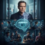 Palantir CEO: AI will destroy humanities jobs — AI-generated illustration