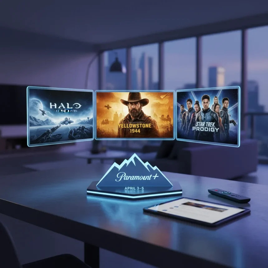 3 must-watch Paramount+ shows for April 3-5 weekend — AI-generated illustration