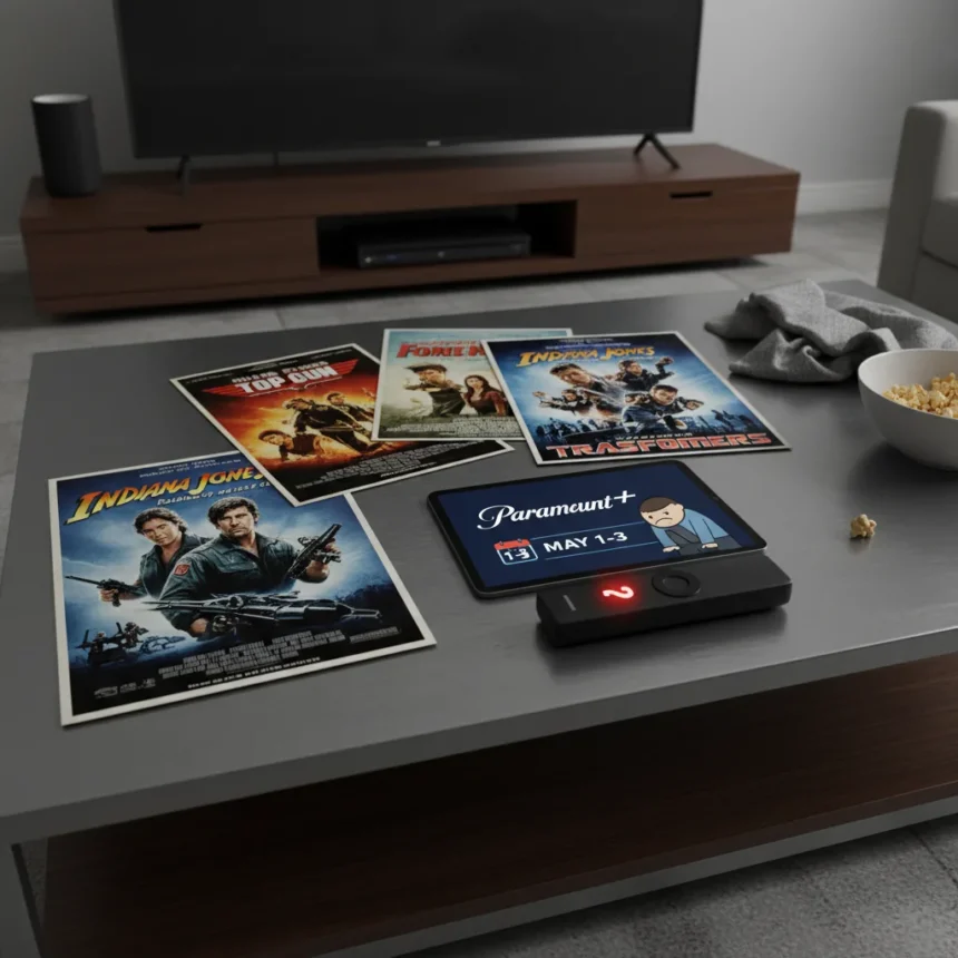 Paramount+ streaming movies this weekend lack fresh appeal — AI-generated illustration
