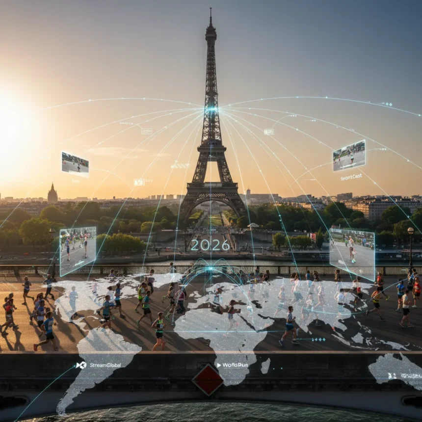 Paris Marathon 2026 live stream: Where to watch globally — AI-generated illustration