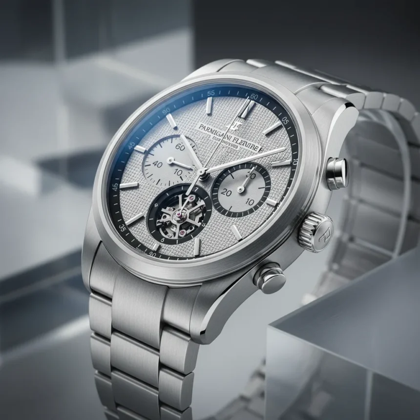 Parmigiani Fleurier invisible chronograph defies watch design logic — AI-generated illustration