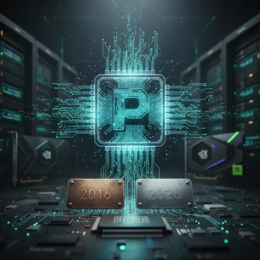 Pascal GPU architecture turns 10, still shaping Nvidia's dominance — AI-generated illustration