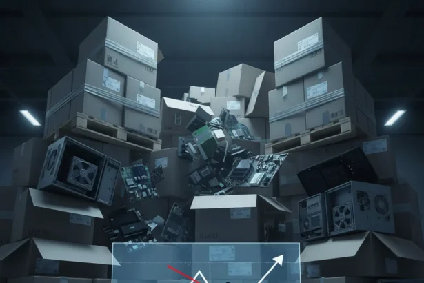 PC shipment surge masks a coming price storm — AI-generated illustration