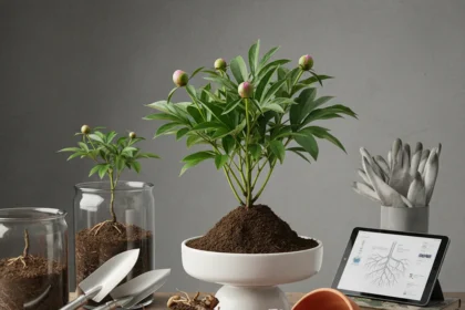 Why peonies belong in the ground, not in pots
