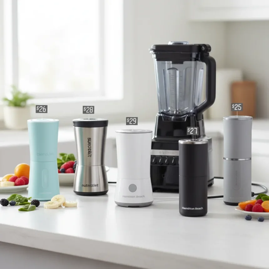 Personal blender deals under $30 beat bulky Vitamix for daily use — AI-generated illustration