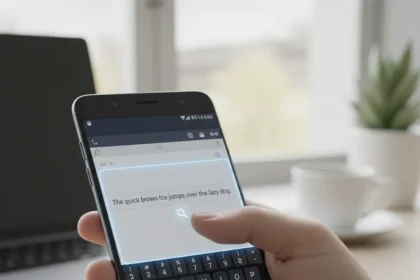 Phone keyboards are missing arrow keys—here's the fix — AI-generated illustration