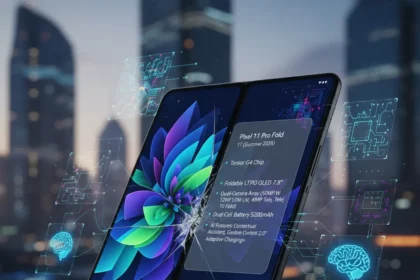 Pixel 11 Pro Fold specs leak via Android 17 preview build — AI-generated illustration