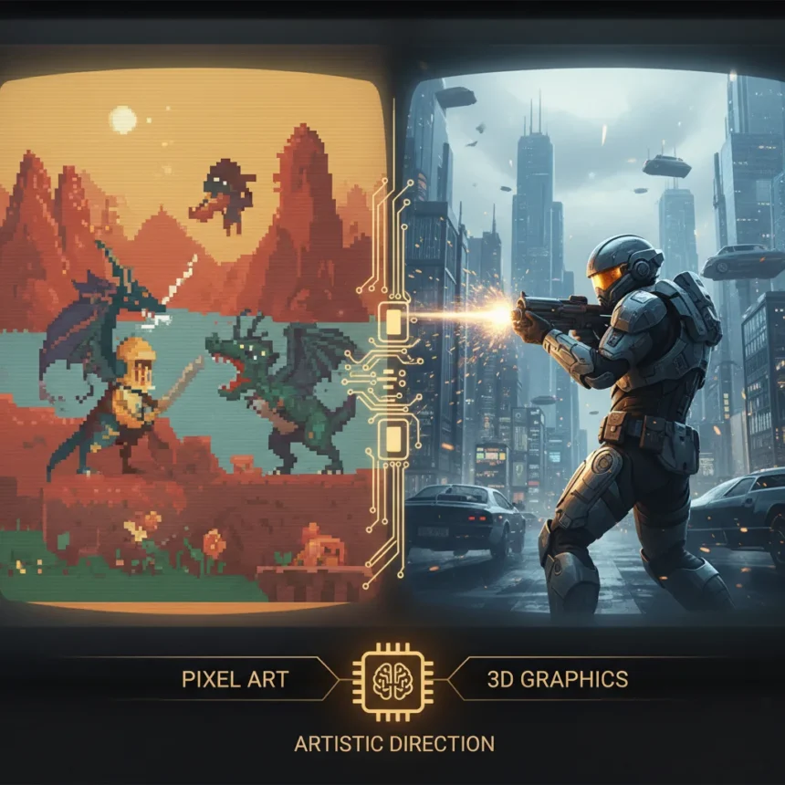 Pixel art visual design still outshines modern 3D graphics