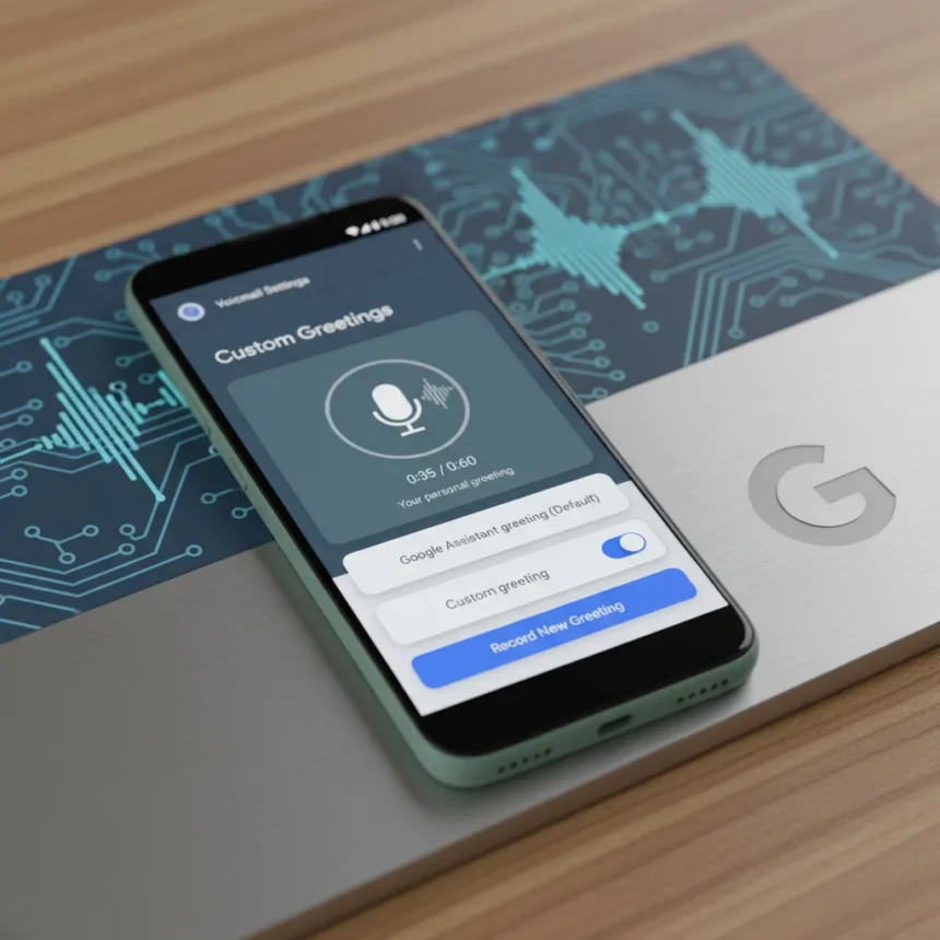 Google Pixel voicemail custom greetings finally here in beta
