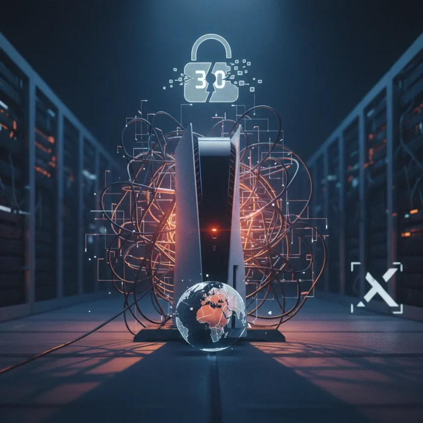 PlayStation's 30-day DRM check-in is a disaster waiting to happen — AI-generated illustration