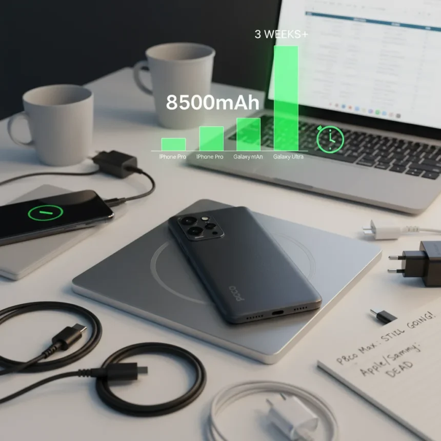 Poco X8 Pro Max battery life crushes iPhone and Samsung
