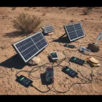 Portable solar panels for phones: testing reveals real-world limits — AI-generated illustration