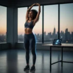 Personal trainer reveals 3-second posture reset hack — AI-generated illustration