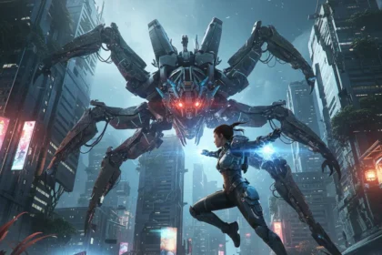 Pragmata is the PS5 Pro showcase Capcom promised — AI-generated illustration