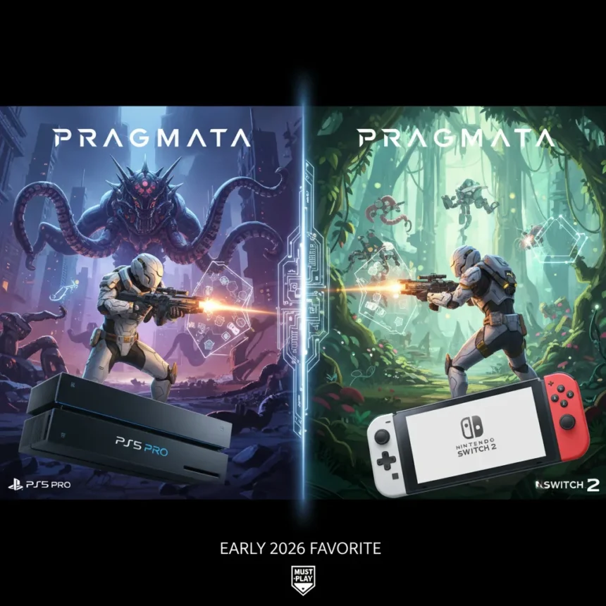 Pragmata on PS5 Pro and Switch 2 is a must-play 2026 game — AI-generated illustration
