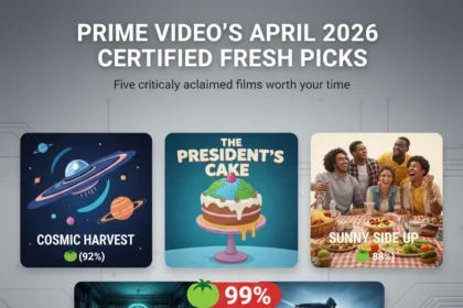 Prime Video's April 2026 Certified Fresh picks worth your time — AI-generated illustration