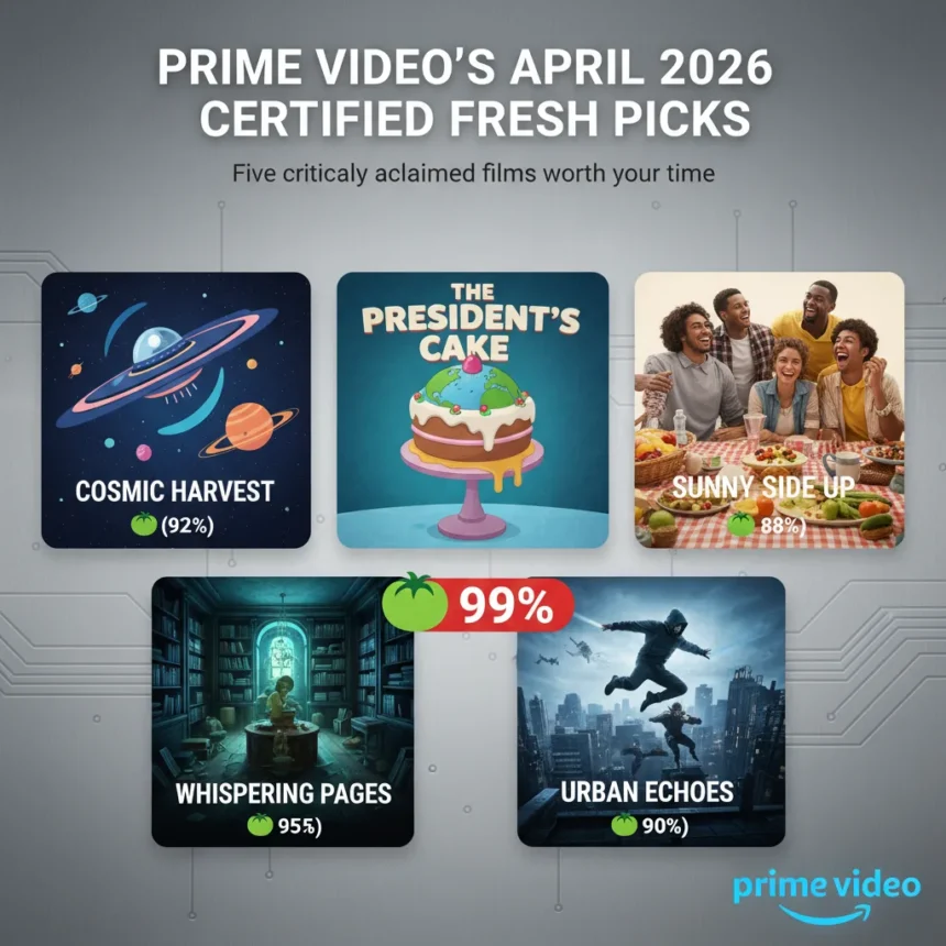 Prime Video's April 2026 Certified Fresh picks worth your time — AI-generated illustration
