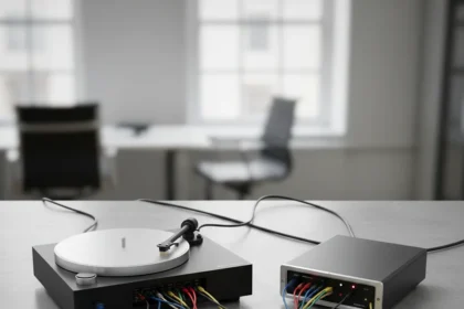 Pro-Ject's New Audio Gadgets Miss the Mark on Simplicity — AI-generated illustration