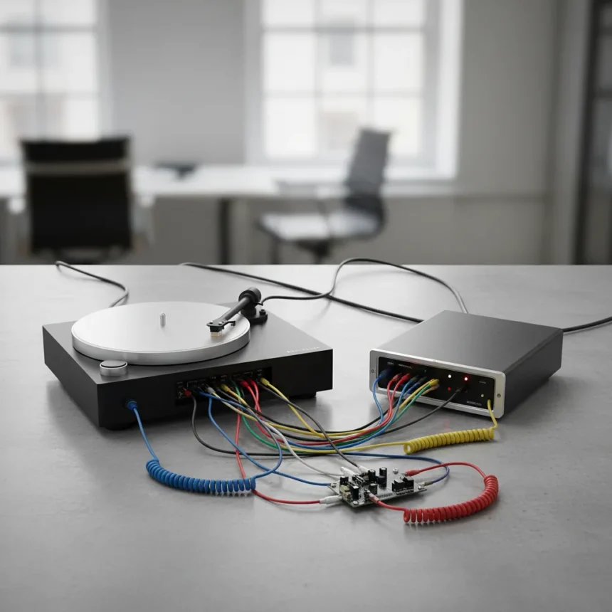 Pro-Ject's New Audio Gadgets Miss the Mark on Simplicity — AI-generated illustration