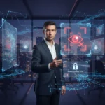 Proton CEO warns age verification laws will kill online anonymity — AI-generated illustration