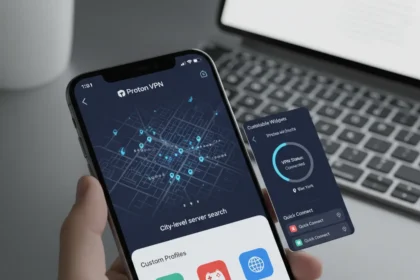 Proton VPN's iOS app redesign finally fixes its biggest frustration — AI-generated illustration