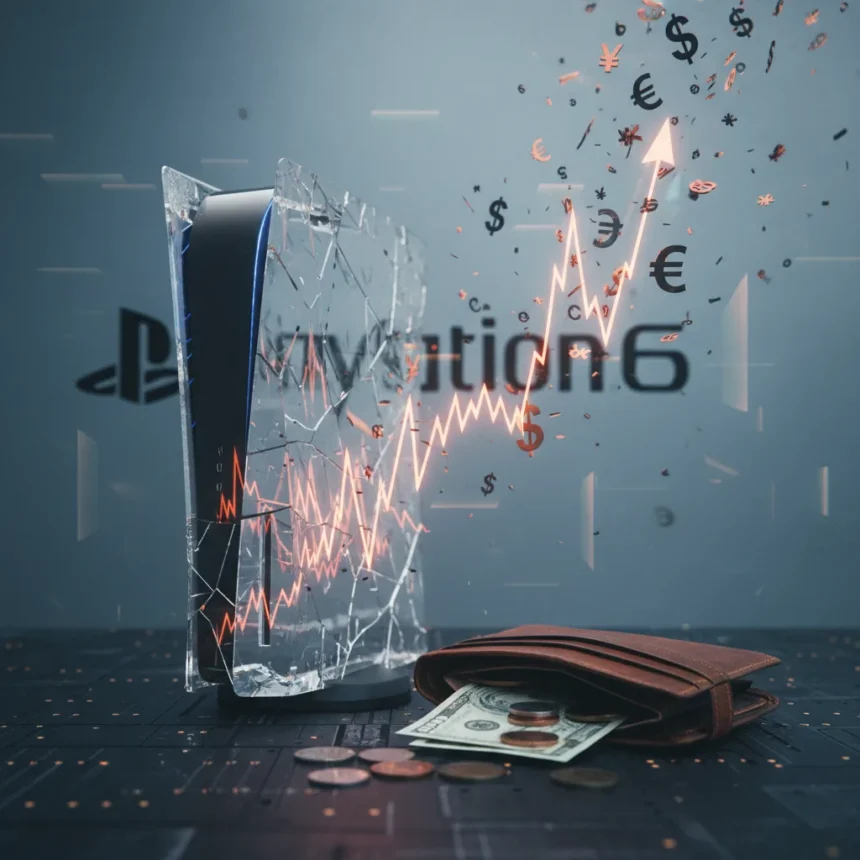 PS5 price hike signals trouble ahead for PS6 launch — AI-generated illustration
