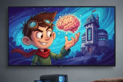 Psychonauts remake sparks playful Double Fine tease — AI-generated illustration