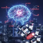 Pushpaganda exploits Google Discover with AI scareware — AI-generated illustration