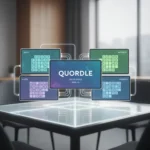Quordle Game #1553 Hints and Answers for April 26 — AI-generated illustration