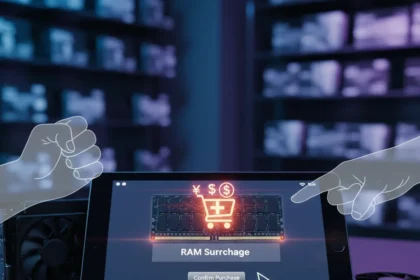 RAM surcharges at checkout spark debate on hardware pricing tactics — AI-generated illustration