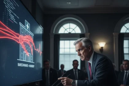 Ex-FBI cyber chief calls for ransomware attackers to face murder charges — AI-generated illustration