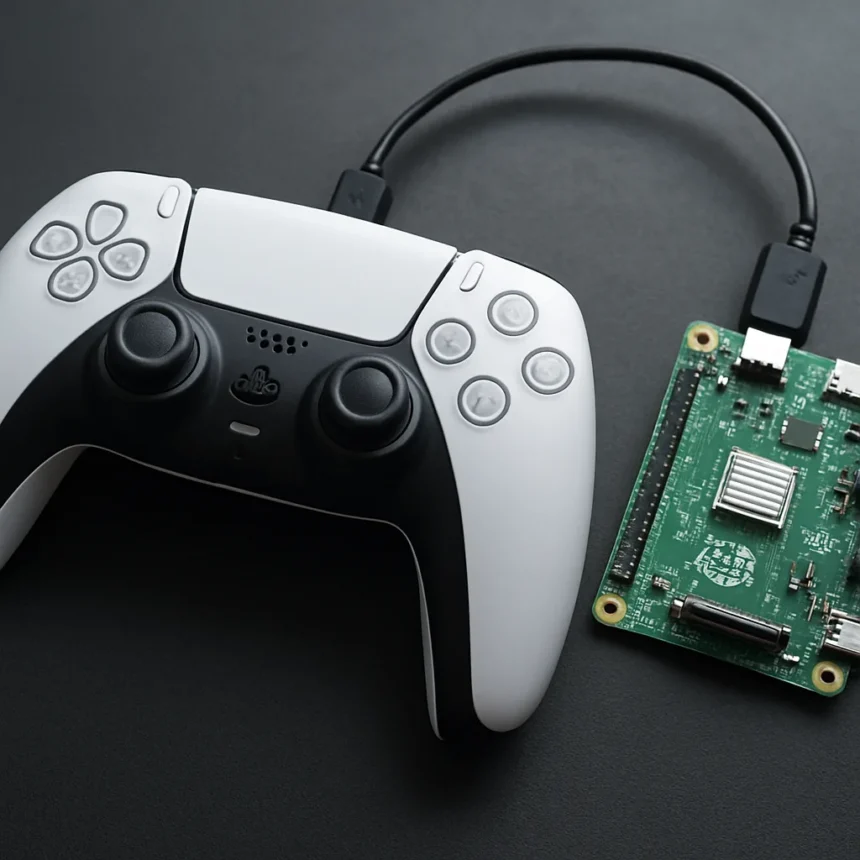 Raspberry Pi hack unlocks proper PS5 controller wireless on PC — AI-generated illustration