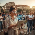 Ray-Ban Meta Gen 2 as travel guide: impressive but wrong glasses for Rome — AI-generated illustration