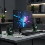 Razer Nommo 2.0 speakers drop to $69—budget gaming audio worth the deal — AI-generated illustration