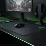 Razer's 1.9mm glass gaming mouse mat redefines precision — AI-generated illustration