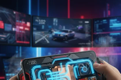 Redmagic 11 Pro liquid cooling achieves gaming feats no phone should — AI-generated illustration