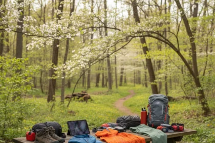 REI spring sale slashes up to 50% off outdoor brands — AI-generated illustration