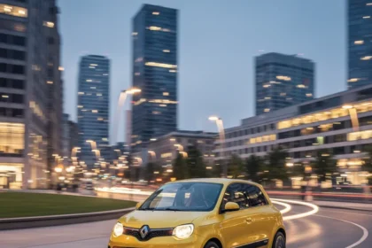 Renault Twingo E-Tech brings back the joy of driving — AI-generated illustration