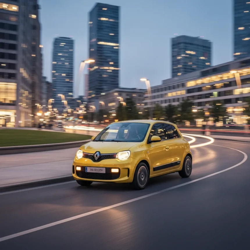 Renault Twingo E-Tech brings back the joy of driving — AI-generated illustration
