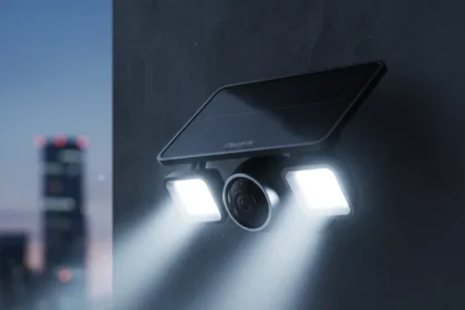 Reolink Solar Floodlight Cam: Bright Security Without the Bills — AI-generated illustration