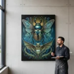 Ricardo Robles Blends Bugs and Folklore Into Oil Paintings