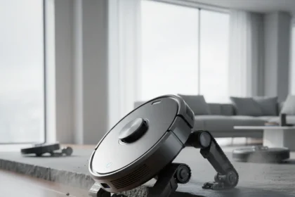 Roborock Saros 20 obstacle-climbing vacuum changes everything — AI-generated illustration