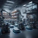 Robot-centric warehouses will dominate by 2030, Gartner says — AI-generated illustration