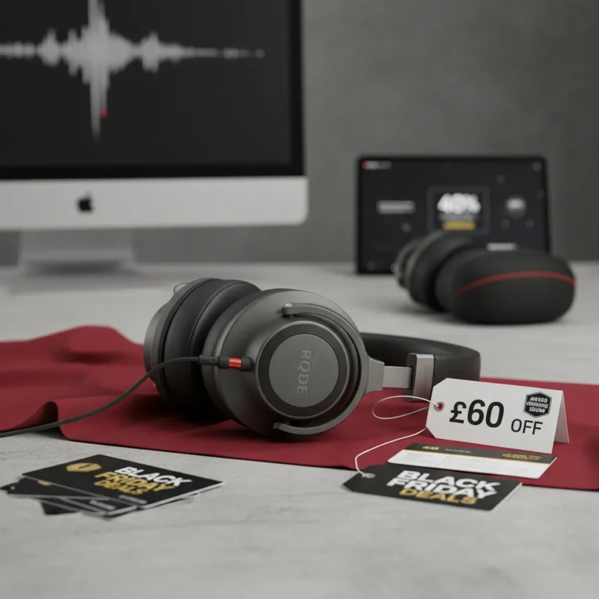 Røde NTH-100 headphones drop £60: Award-winning sound at 40% off — AI-generated illustration