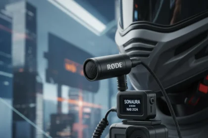 Rode Sonaura: Tiny Mic Tech Aims to Fix Action Cam Audio — AI-generated illustration