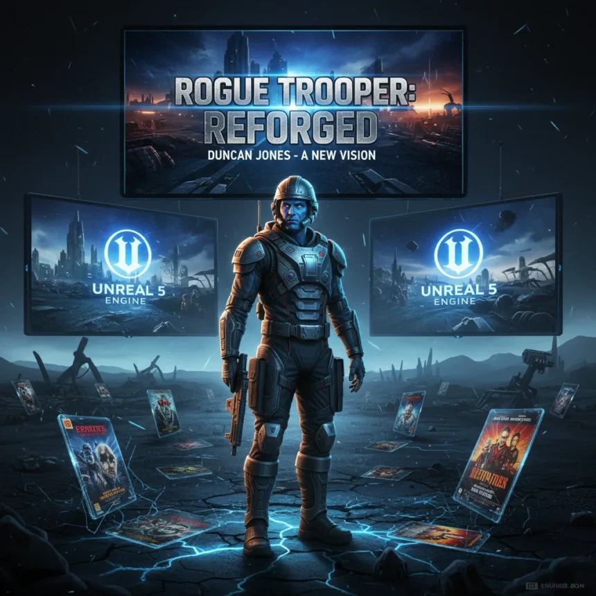 Rogue Trooper Unreal Engine 5 movie aims to fix what fans hated — AI-generated illustration