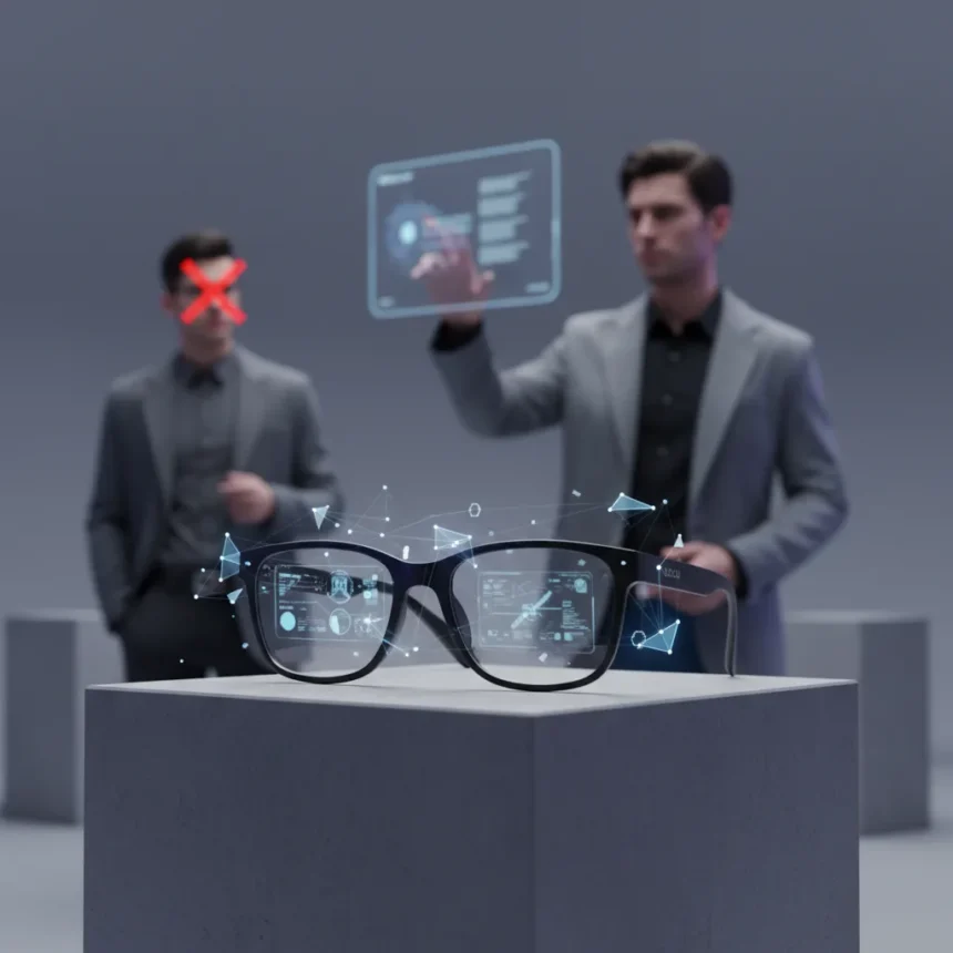 Rokid Glasses Are the AR Smart Glasses Meta Should Fear — AI-generated illustration