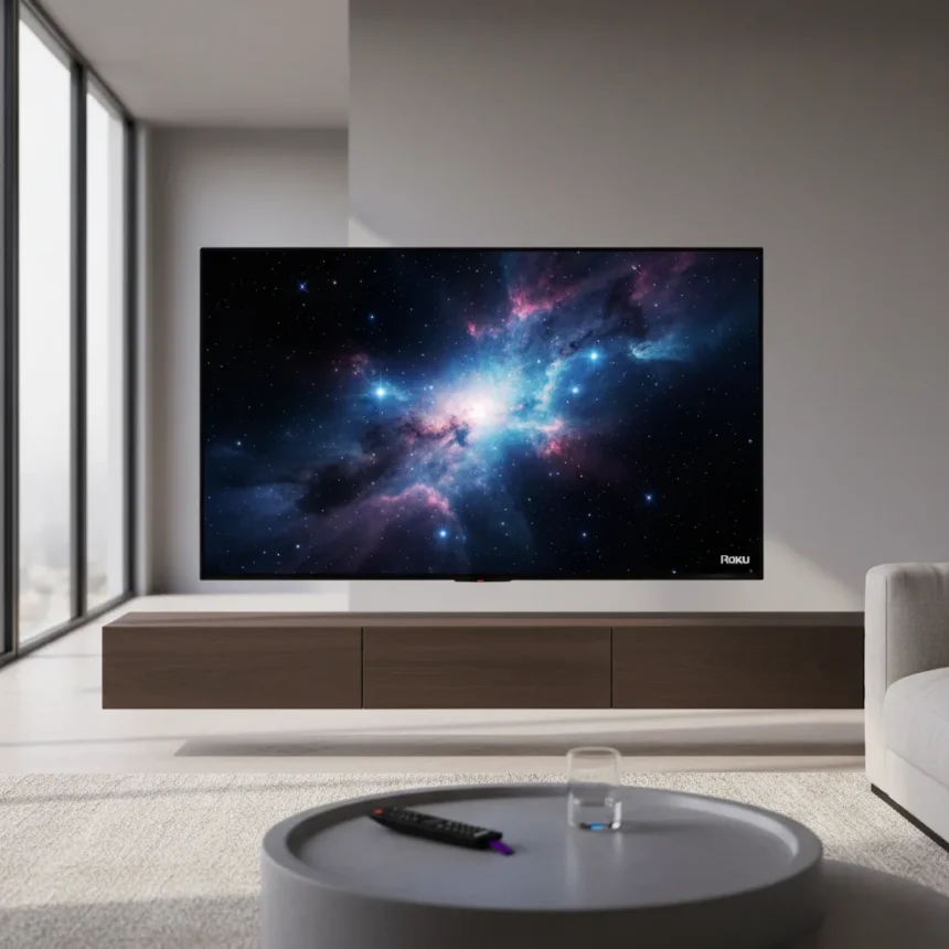 Roku Pro Series 55-inch QLED TV drops to $599 — AI-generated illustration
