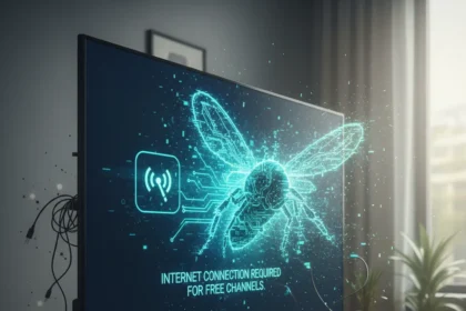 Roku TV antenna bug breaks free local channels without internet — AI-generated illustration