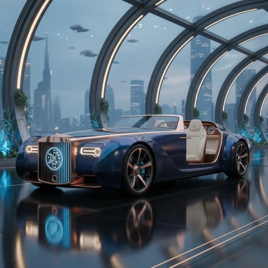 Rolls-Royce Project Nightingale Merges 1920s Romance With Electric Future — AI-generated illustration